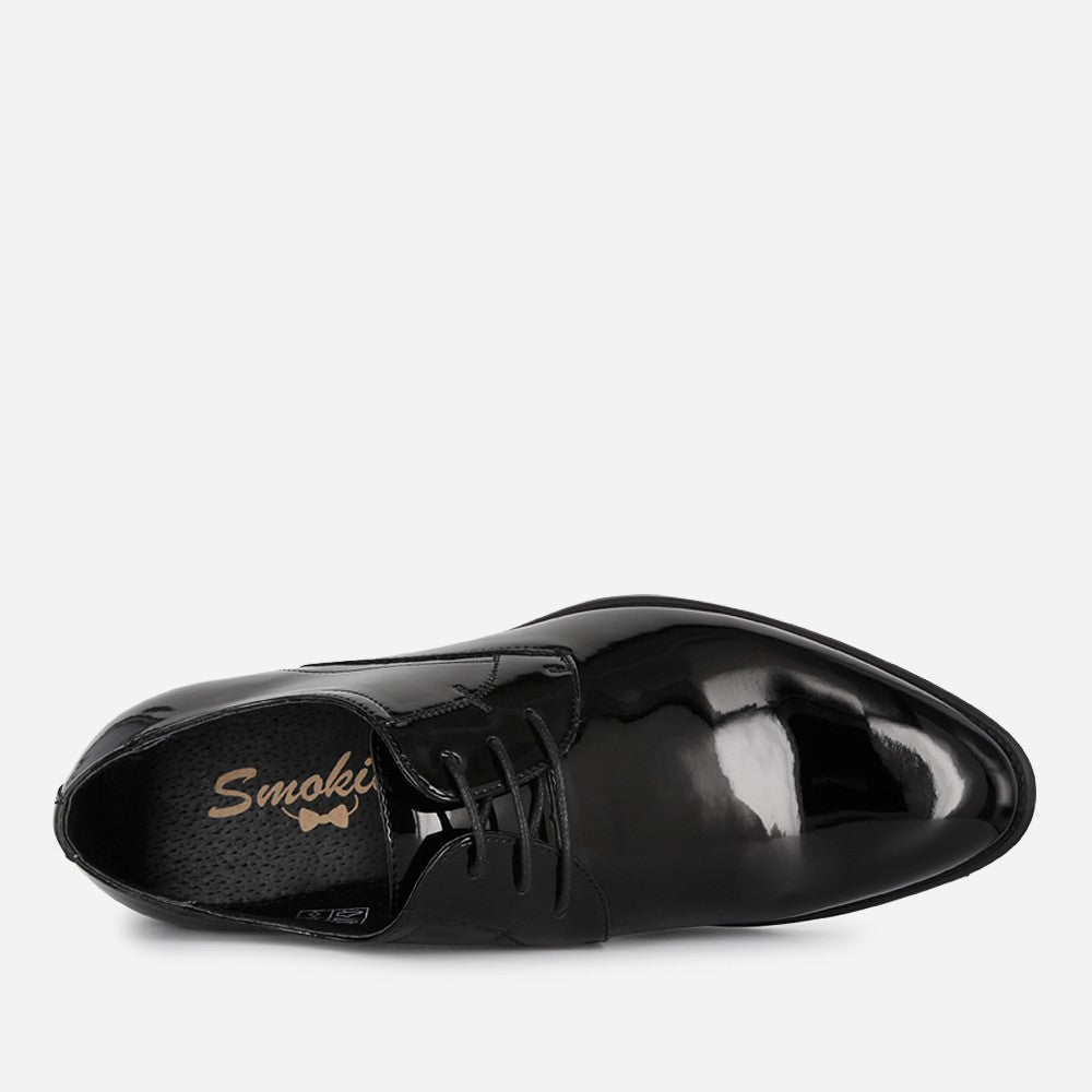 Smokies Edward in schwarz - Herren Lackschuh