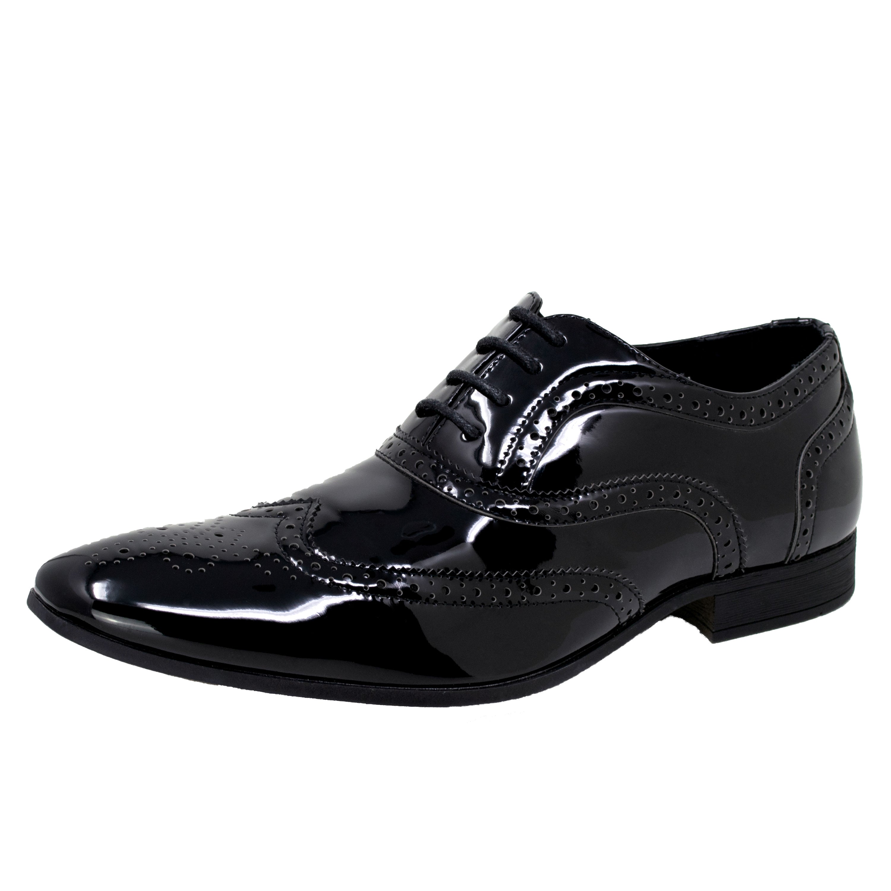 Smokies George in schwarz - Herren Lackschuh
