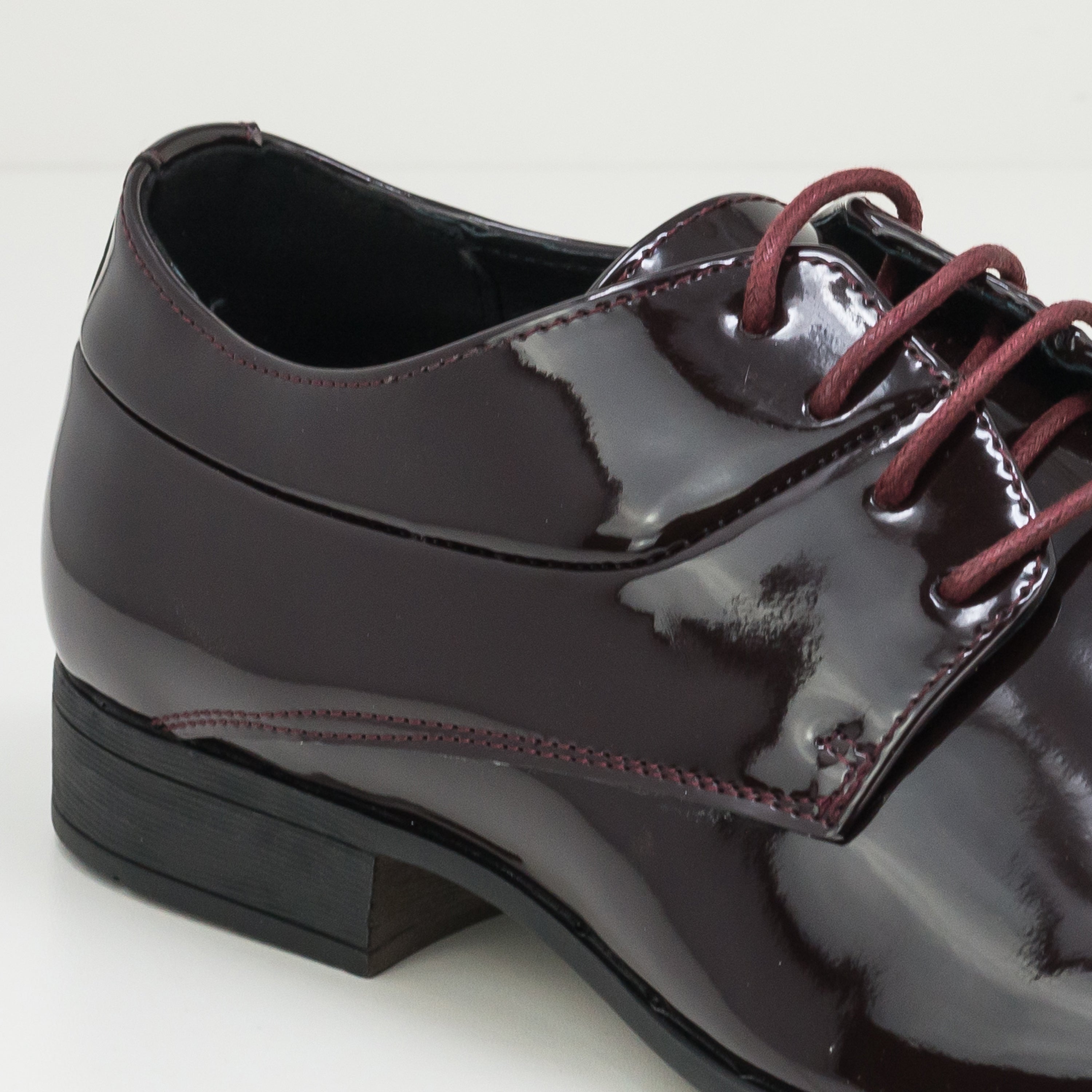 Oliver in burgundy - Herren Lackschuh
