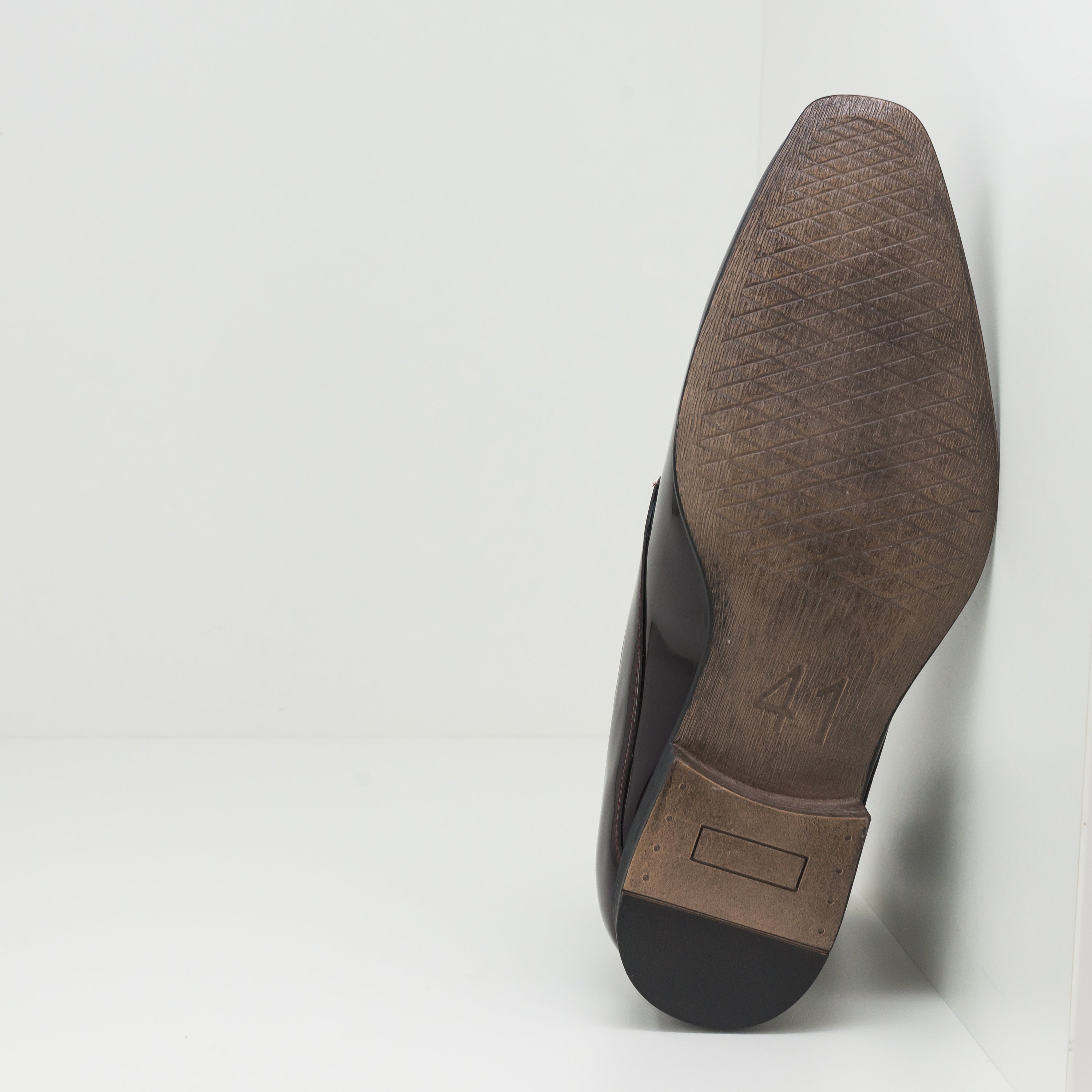 Oliver in burgundy - Herren Lackschuh