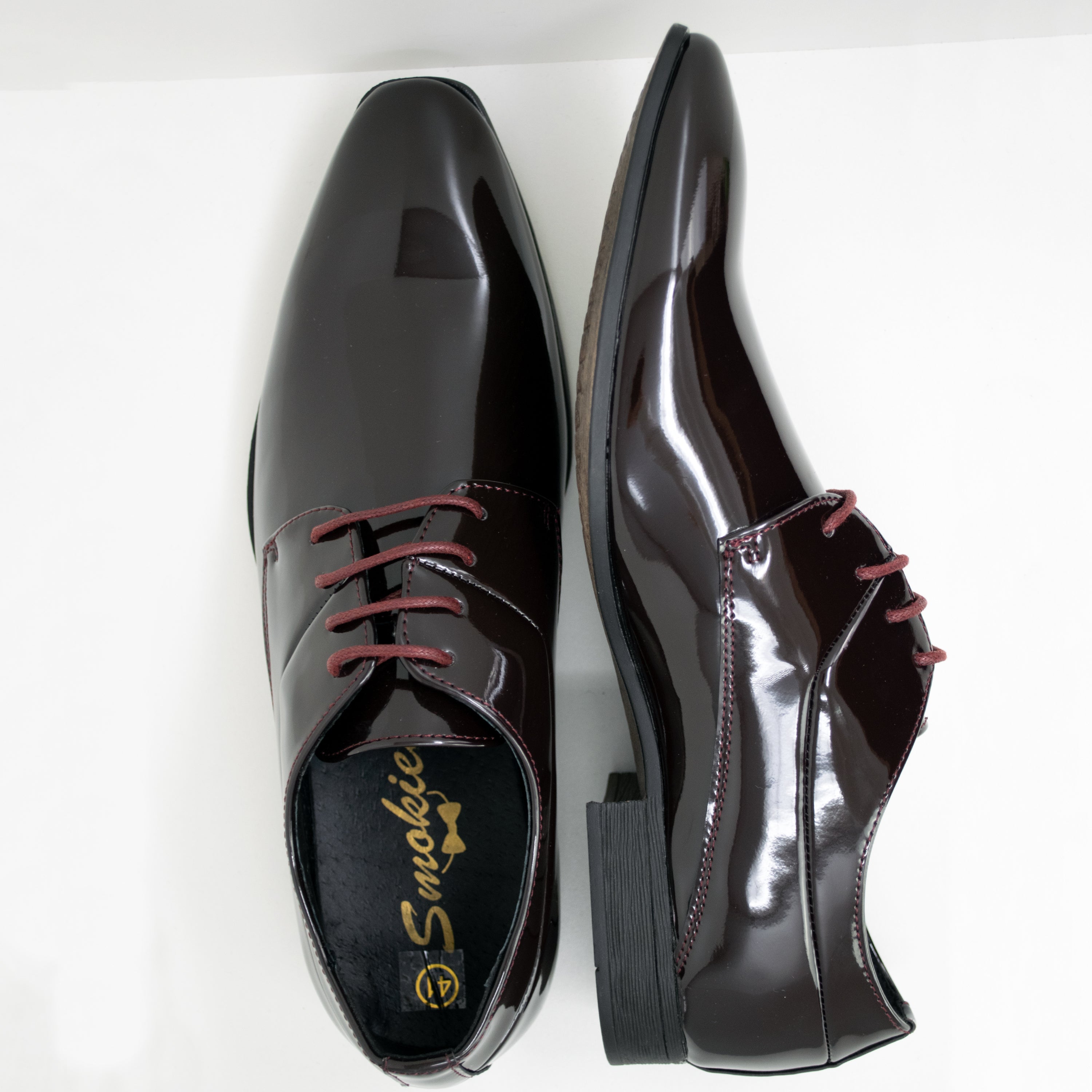 Oliver in burgundy - Herren Lackschuh