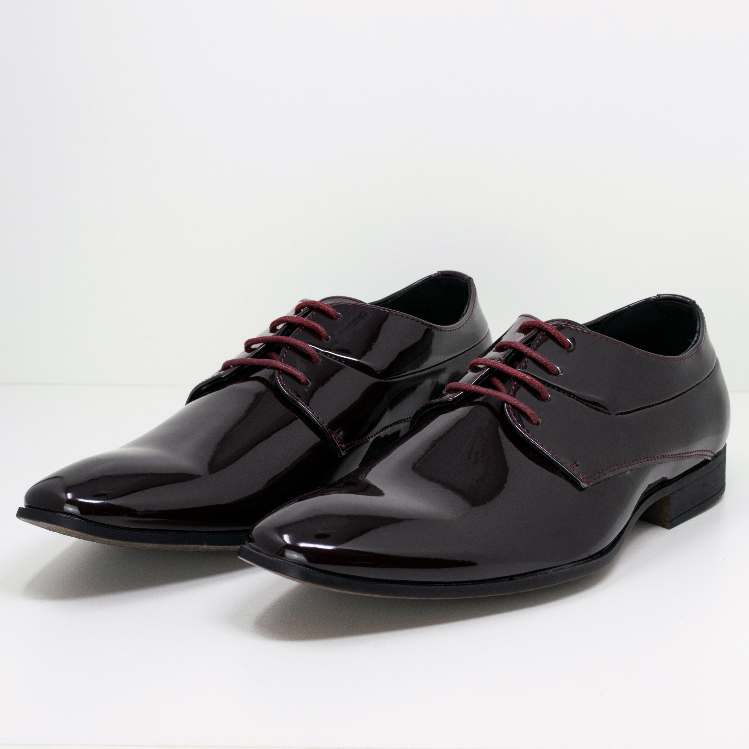 Oliver in burgundy - Herren Lackschuh