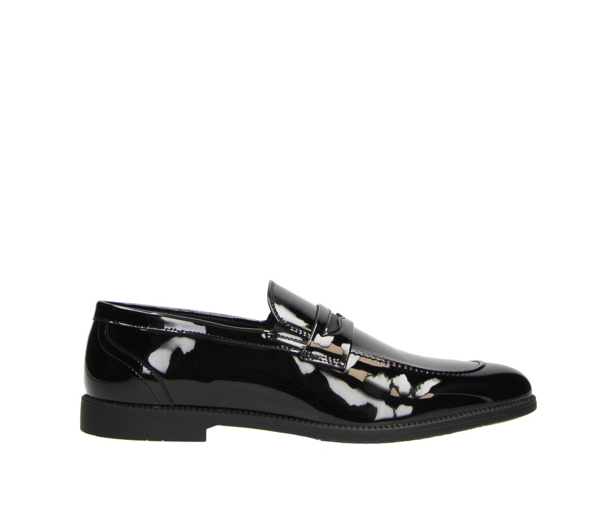 Nick in schwarz - Herren Lackschuh