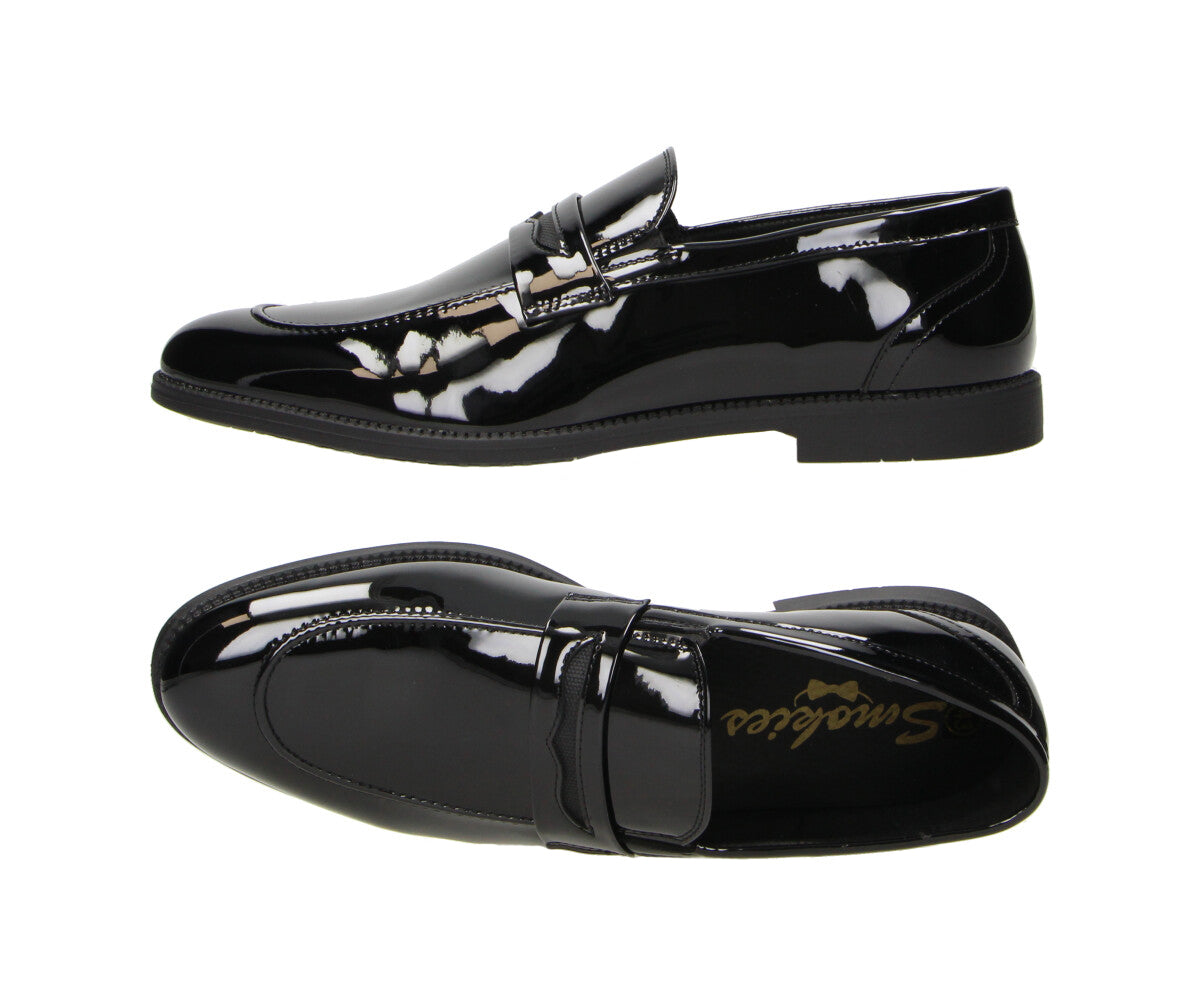Nick in schwarz - Herren Lackschuh