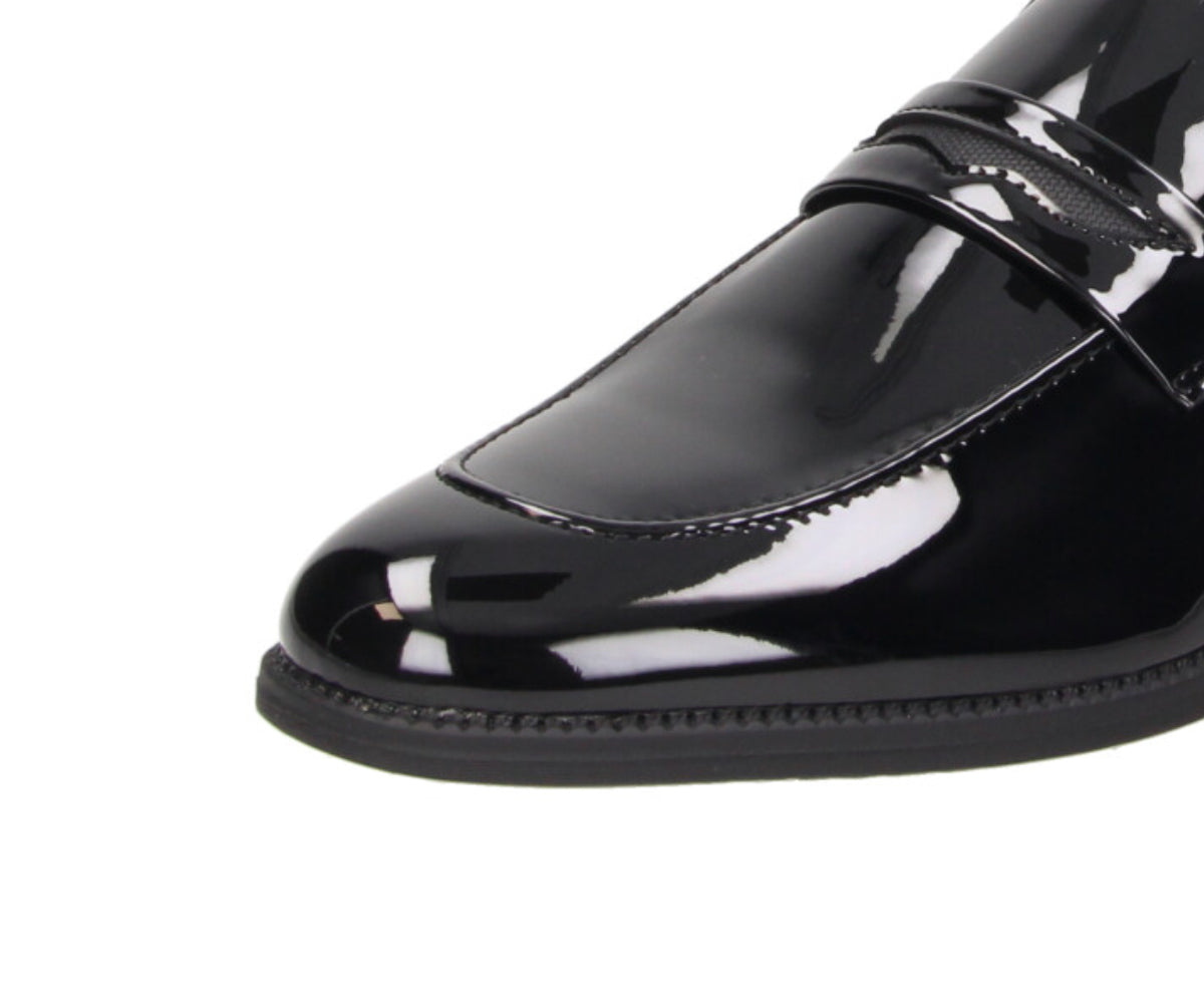 Nick in schwarz - Herren Lackschuh