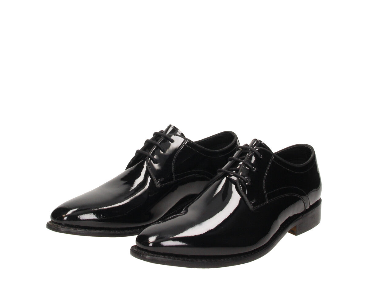 Roberto in schwarz - Herren Lackschuh - Gold Label